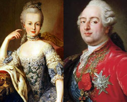 Marie Antoinette and Louis XIV