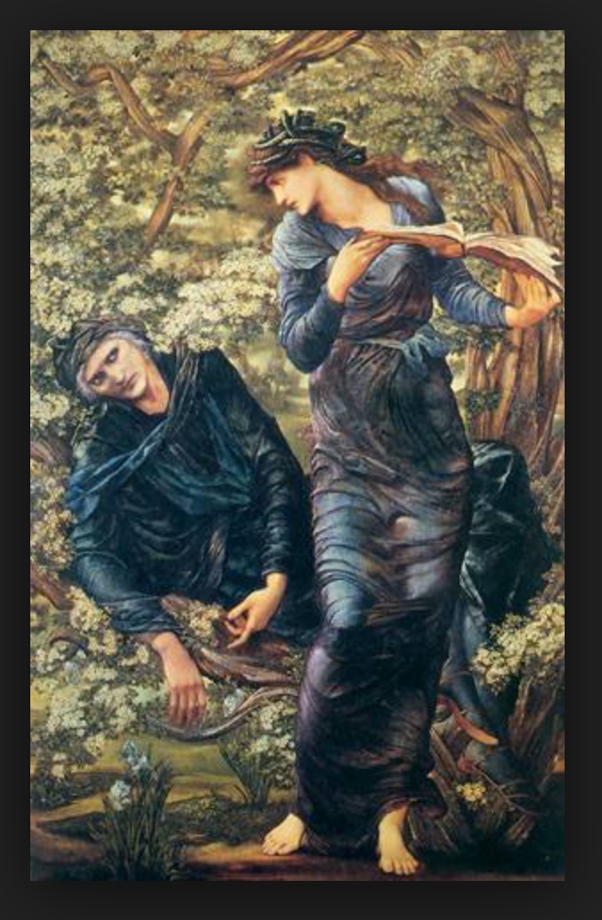 The Beguiling of Merlin by Edward Burne-Jones