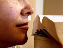 book-sniffing
