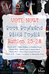 Book Boyfriend Battles 25 through 28 – VOTE NOW! #BBBR