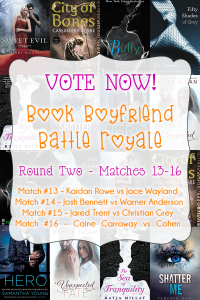 Book Boyfriend Battle Royale – Round Two, Battles 13-16 #BBBR