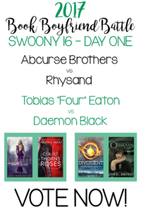 Book Boyfriend Battle – Swoony 16 – Day One – VOTE NOW!
